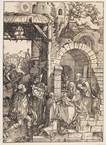 Maagien palvonta tekijältä Albrecht Dürer