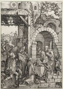 Maagien palvonta tekijältä Albrecht Dürer