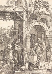The Adoration of the Magi, n. 15011503. tekijältä Albrecht Dürer