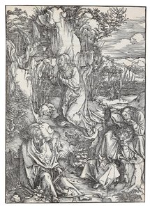 Agony in the Garden, sarjasta Suuri intohimo, c. 1496. tekijältä Albrecht Dürer