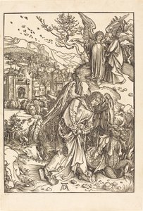 Enkeli avaimella pohjattomaan kaivoon tekijältä Albrecht Dürer