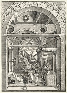 Ilmoitus, n. 1503-1505. tekijältä Albrecht Dürer