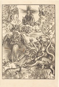 Apokalyptinen nainen tekijältä Albrecht Dürer