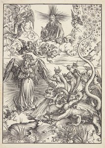 Apokalyptinen nainen tekijältä Albrecht Dürer