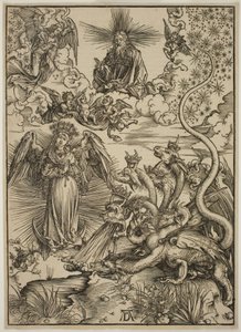 Apokalyptinen nainen tekijältä Albrecht Dürer