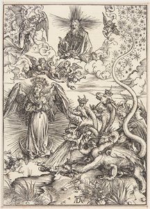 Apokalyptinen nainen tekijältä Albrecht Dürer