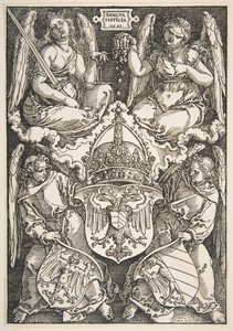 Imperiumin ja Nürnbergin aseet, 1521. tekijältä Albrecht Dürer