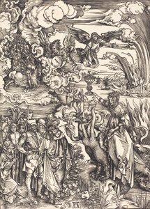 Babylonian huora, luultavasti n. 14961498. tekijältä Albrecht Dürer