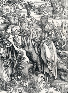 Babylonin huora, 1498, 1906 tekijältä Albrecht Dürer