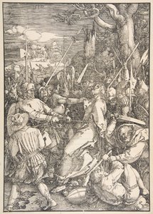 Kristuksen pettäminen, teoksesta The Large Passion.n.d. tekijältä Albrecht Dürer