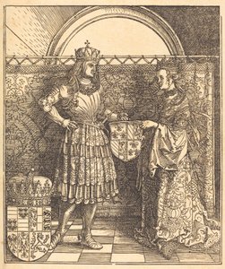 Maximilianuksen kihla Burgundin Marian kanssa, 1515. tekijältä Albrecht Dürer