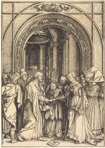 Neitsyt Marian kihlaus tekijältä Albrecht Dürer