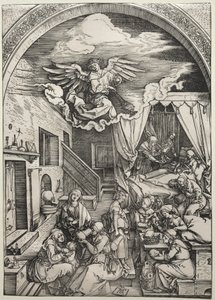 Neitsyen syntymä tekijältä Albrecht Dürer