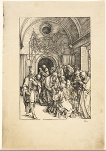 Kristuksen ympärileikkaus Neitsyen elämästä tekijältä Albrecht Dürer
