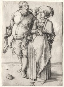 Kokki ja hänen vaimonsa tekijältä Albrecht Dürer
