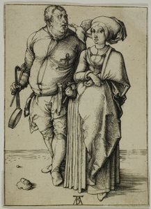 Kokki ja hänen vaimonsa tekijältä Albrecht Dürer