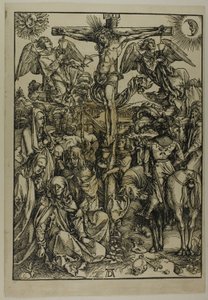 Ristiinnaulitseminen, The Large Passion tekijältä Albrecht Dürer