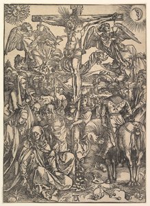 Ristiinnaulitseminen, The Large Passion, n. 1498. tekijältä Albrecht Dürer