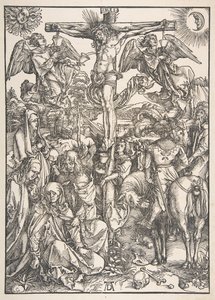 Ristiinnaulitseminen, teoksesta The Large Passion.n.d. tekijältä Albrecht Dürer