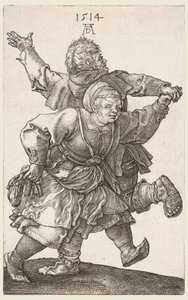 Tanssivat talonpojat tekijältä Albrecht Dürer
