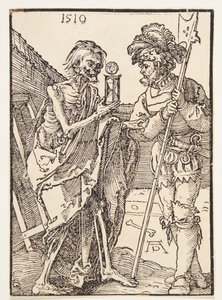 Kuolema ja sotilas tekijältä Albrecht Dürer