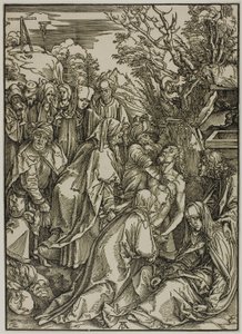 The Deposition, teoksesta The Large Passion tekijältä Albrecht Dürer