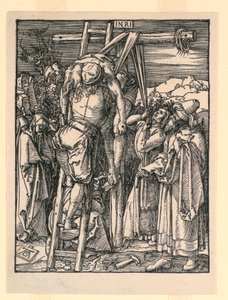 Laskeutuminen ristiltä (The Deposition), Pikku Passion -sarjasta tekijältä Albrecht Dürer