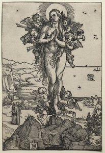 Maria Magdaleenan ekstaasi, 1501-1504. tekijältä Albrecht Dürer