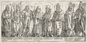 Itävallan kahdeksan pyhää, n. 1515. tekijältä Albrecht Dürer