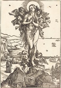 Pyhän Maria Magdaleenan kohottaminen tekijältä Albrecht Dürer