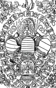 Viisi keisarillista vaakunaa, 1515 1906 tekijältä Albrecht Dürer