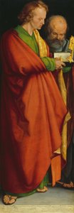 Neljä apostolia, pyhimykset Johannes ja Pietari tekijältä Albrecht Dürer
