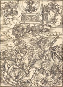Neljä kostavaa enkeliä tekijältä Albrecht Dürer