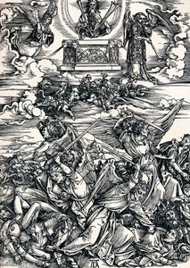 Neljä kostavaa enkeliä, 1498 1906 tekijältä Albrecht Dürer