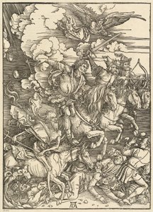 Neljä hevosmiestä tekijältä Albrecht Dürer