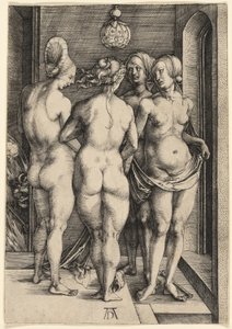Neljä alaston naista tekijältä Albrecht Dürer