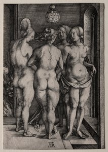 Neljä noitaa (neljä alastomia naista) tekijältä Albrecht Dürer