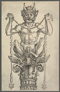 Suuren pylvään ylälohko, n. 1517. tekijältä Albrecht Dürer