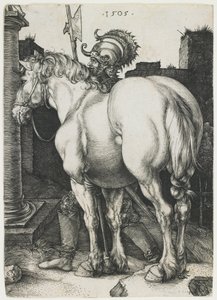 Suuri hevonen tekijältä Albrecht Dürer