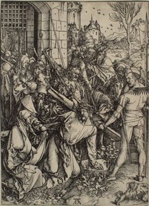 Suuri passio: Kristus kantaa ristiä tekijältä Albrecht Dürer