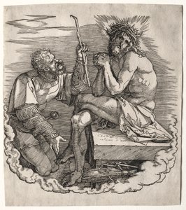 Suuri intohimo: otsikkosivu - Kristus, surujen mies tekijältä Albrecht Dürer
