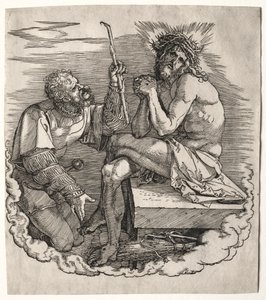 Suuri intohimo: otsikkosivu - Kristus, surujen mies. tekijältä Albrecht Dürer