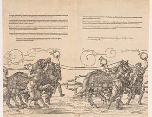 Keisari Maximilianin suuri voittoauto tekijältä Albrecht Dürer