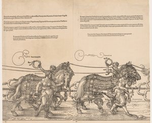 Keisari Maximilianin suuri voittoauto tekijältä Albrecht Dürer