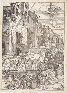Pyhä perhe Egyptissä tekijältä Albrecht Dürer