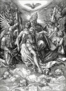 Pyhä kolminaisuus, 1511 tekijältä Albrecht Dürer
