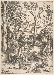 Ritari ja Man-at-Arms.n.d. tekijältä Albrecht Dürer