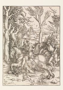 Ritari ja Landsquenet tekijältä Albrecht Dürer