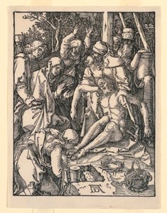 Valituslaulu Pikku Passion -sarjasta tekijältä Albrecht Dürer