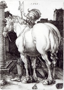 Suuri hevonen, 1509 tekijältä Albrecht Dürer